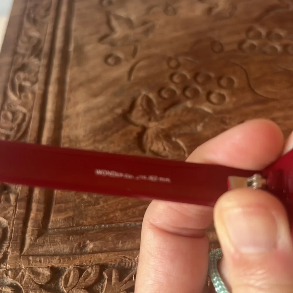 Italian funky red +3 readers - Picture 6 of 6